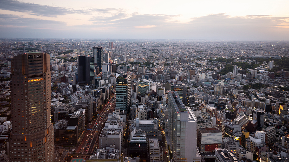 Vista aérea de zona inmobiliaria moderna en la Ciudad de México, ideal para invertir en 2025